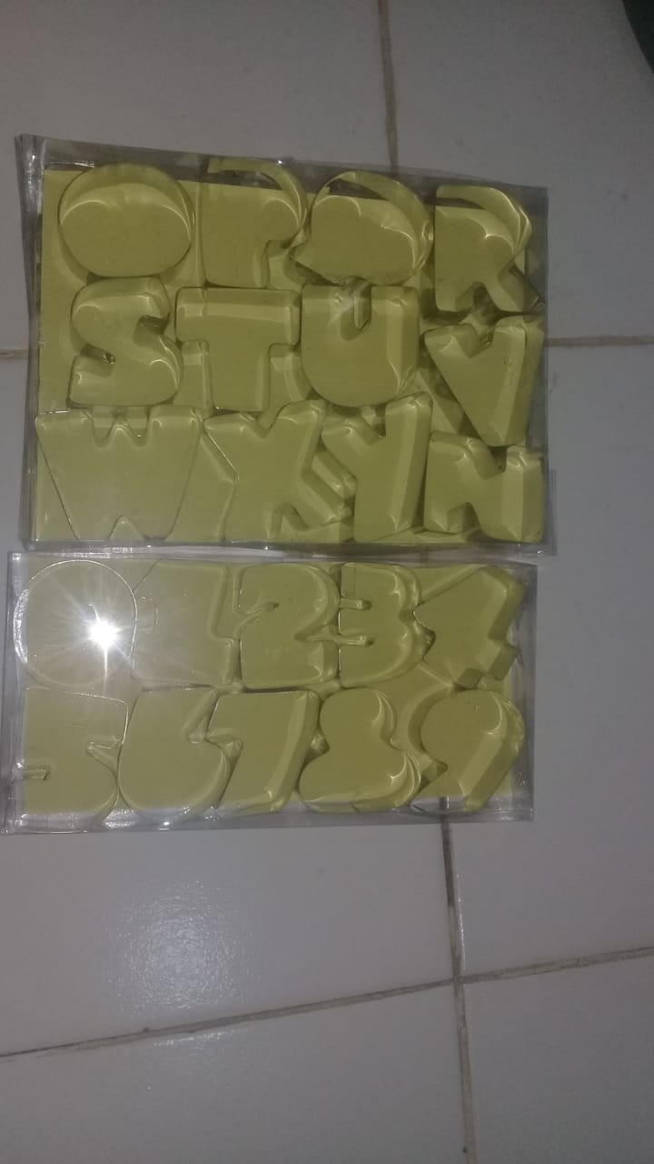 Cetakan Kue Donat Huruf Alfabet Dan Donat Angka