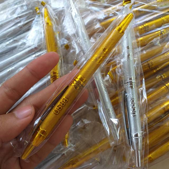 

Souvenir murah Pen Emas, bolpoin emas, silver