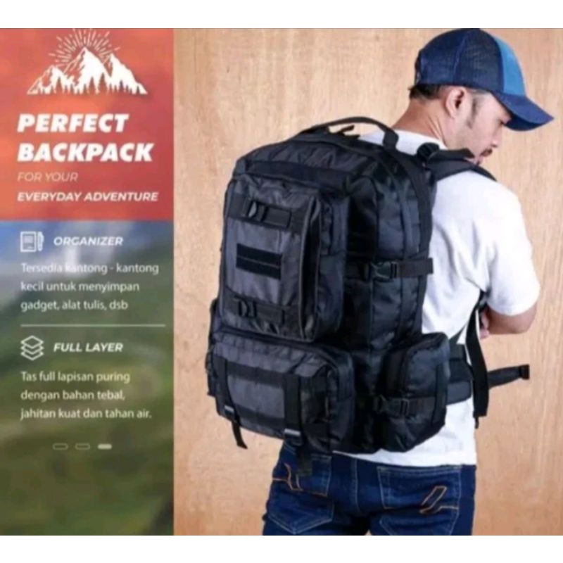 ORIGINAL | Tas Ransel Tactical Libanon Jumbo | Tas Ransel Backpack | Tas Tentara TNI | Tas Premium