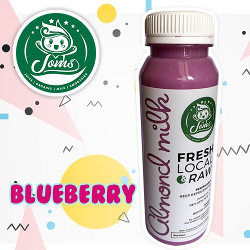 

PREMIUM ORGANIC RAW ALMOND MILK / SUSU ALMOND BLUEBERRY