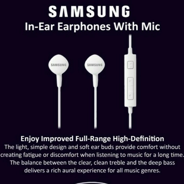 Earphone Samsung HS1303 Headset Original Garansi Resmi SEIN