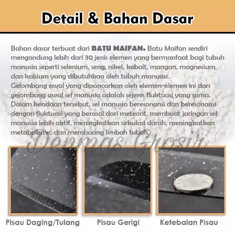 (COD) Pisau Set Dapur 5 pcs / Pisau Dapur Anti Karat / Pisau Dapur murah