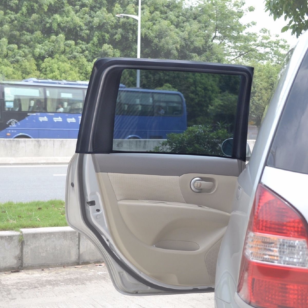 2Pcs Cover Pelindung Panas Matahari Untuk Jendela Samping Mobil