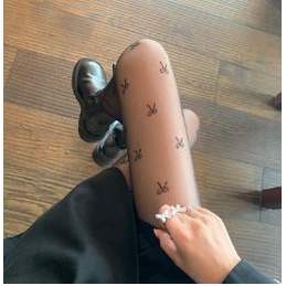 PH-33 Pantyhose Pita Stoking Overknee Socks Stoking Motif Bunga Cosplay Lolita