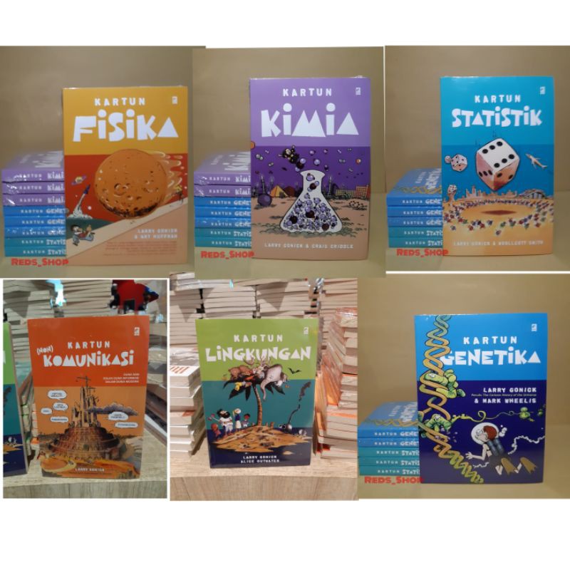 ABmart Buku Kartun Fisika Kimia Genetika Statistik Non Komunikasi Lingkungan Kalkulus Biologi By