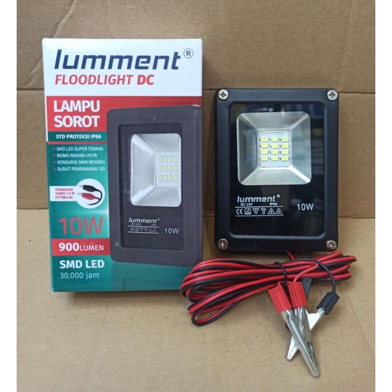 LAMPU SOROT DC AKI FLOODLIGHT DC LUMMENT 10W 20W 30W 50W