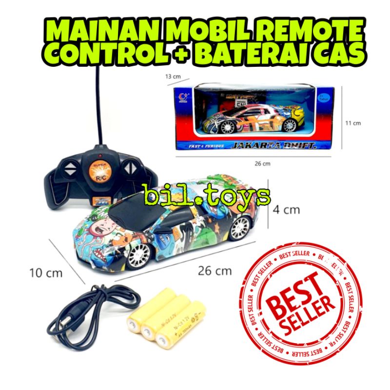 MAINAN ANAK LAKI LAKI MOBIL REMOT CONTROL RC SEDAN MAINAN ANAK REMOTE CONTROL SUPERCAR TRIBAL MURAH