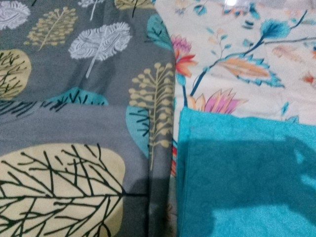 Sprei Katun All New My Love 200x200 Tinggi 30 - Amarilis Coastal Kolase  Sp200t30anml Sleepwell 200