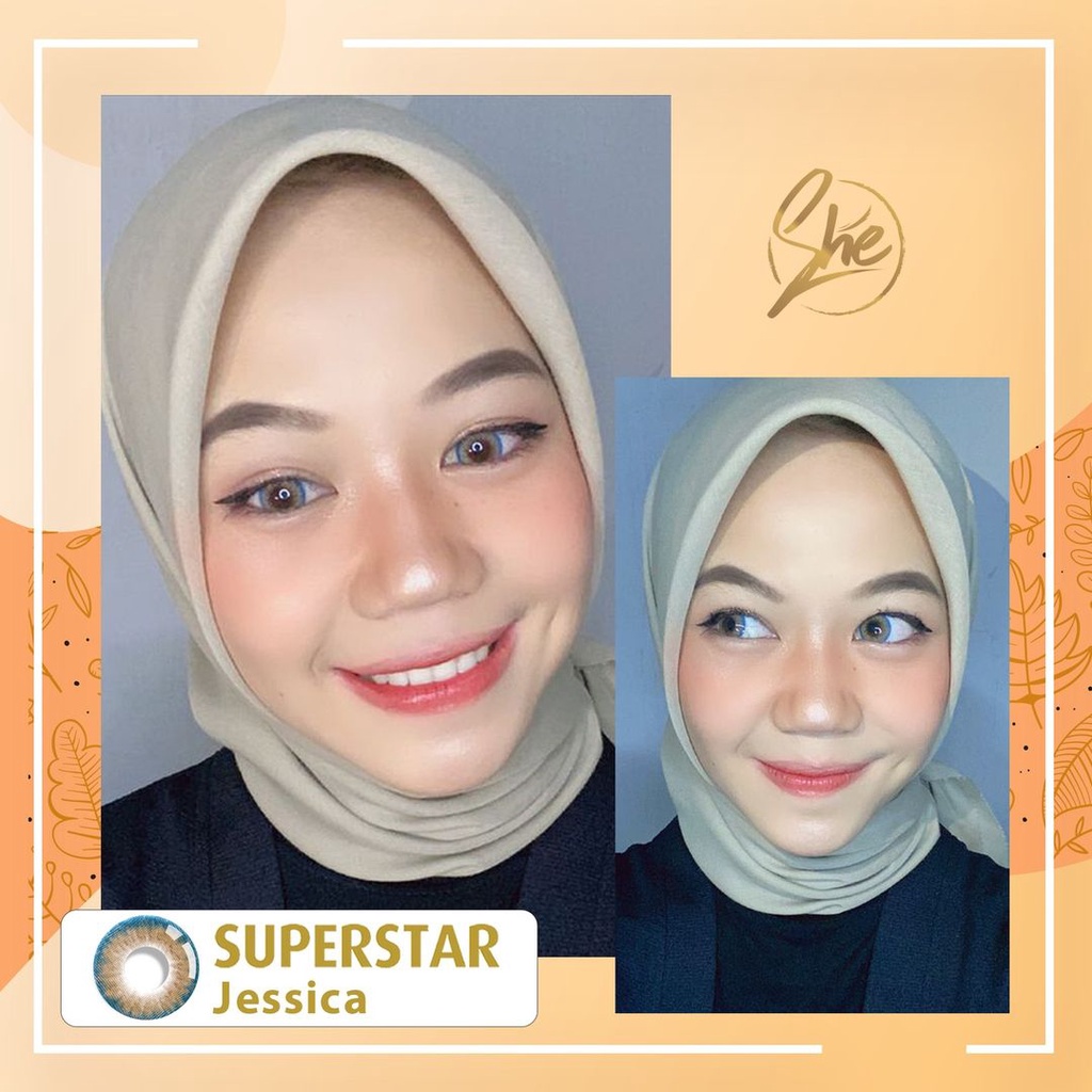 Superstar Jessica softlens warna bulanan