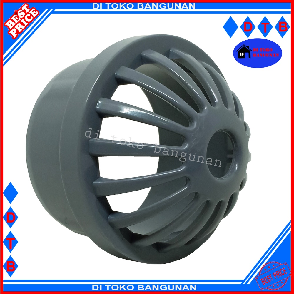 Saringan Pembuangan Talang Air Roof Drain Pvc Ukuran 2&quot; 2.5&quot; 3&quot; 4&quot; Inch