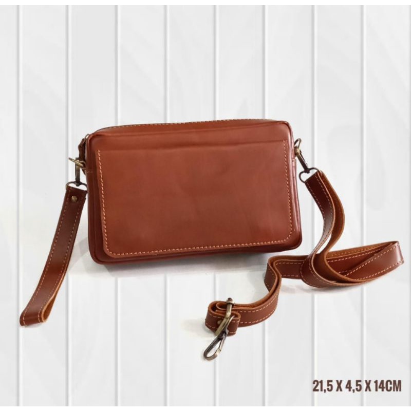 KERAJINAN KULIT SAPI ✓ COD TAS HANDBAG PAPIRUT ASLI SUKAREGANG GARUT