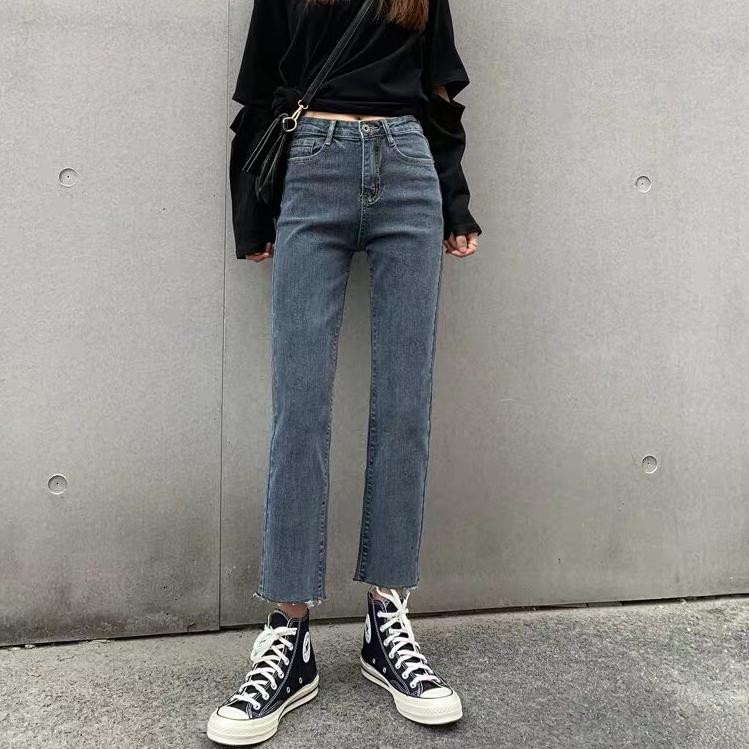 Murah banget Jeans 2598 - HW STRAIGHT JEANS UNFINISHED E23R05 makasi