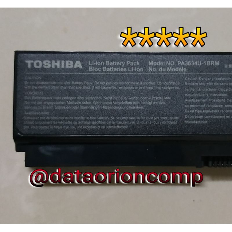 Baterai battery Toshiba  satelite M500 U400 M300 M305 L310 L510 Portege M800 M810 M820 PA3634