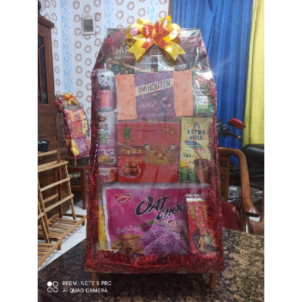 

Hampers Lebaran Natal Imlek kekinian Unik sederhana 500k