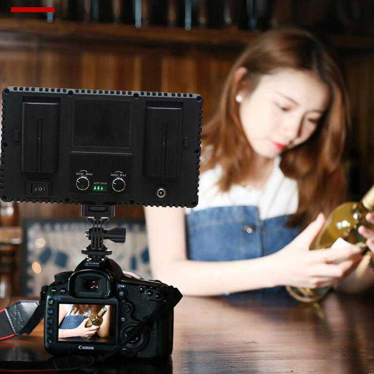 (BISA COD) RVOSTR VIJIM Lampu Kamera Foto Video Portable Fill Light 40W 600 LED - D600