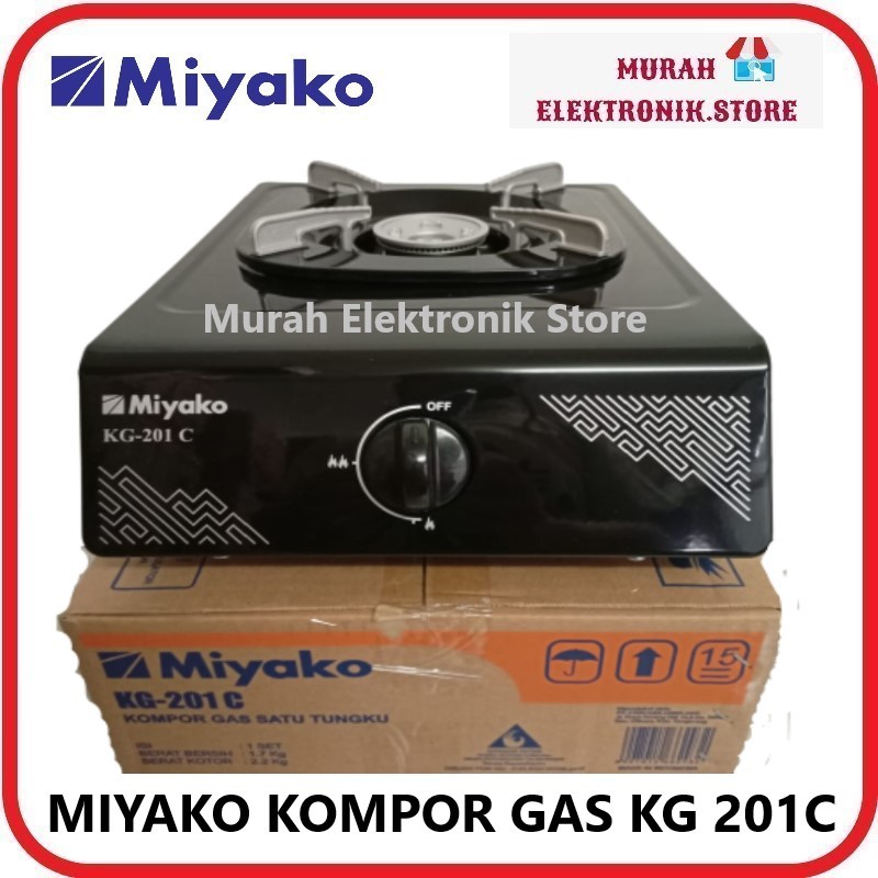 MIYAKO KOMPOR KG 201 C / KG201C (1 TUNGKU) GARANSI RESMI