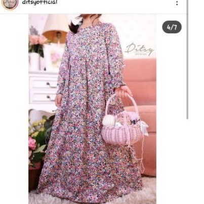 gamis anak Ditsy size 1 desember series