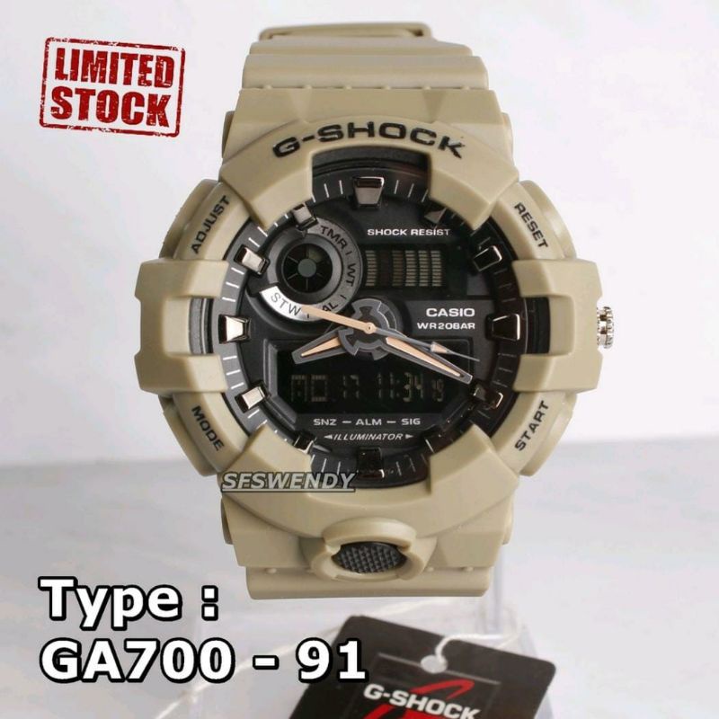 Jam Tangan GA700 Jam Tangan_G_Shock_Jam Tangan Water Resist_G_Shock_Jam Tangan Pria