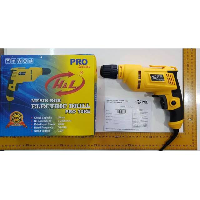 Bor listrik 10 mm bolak balik