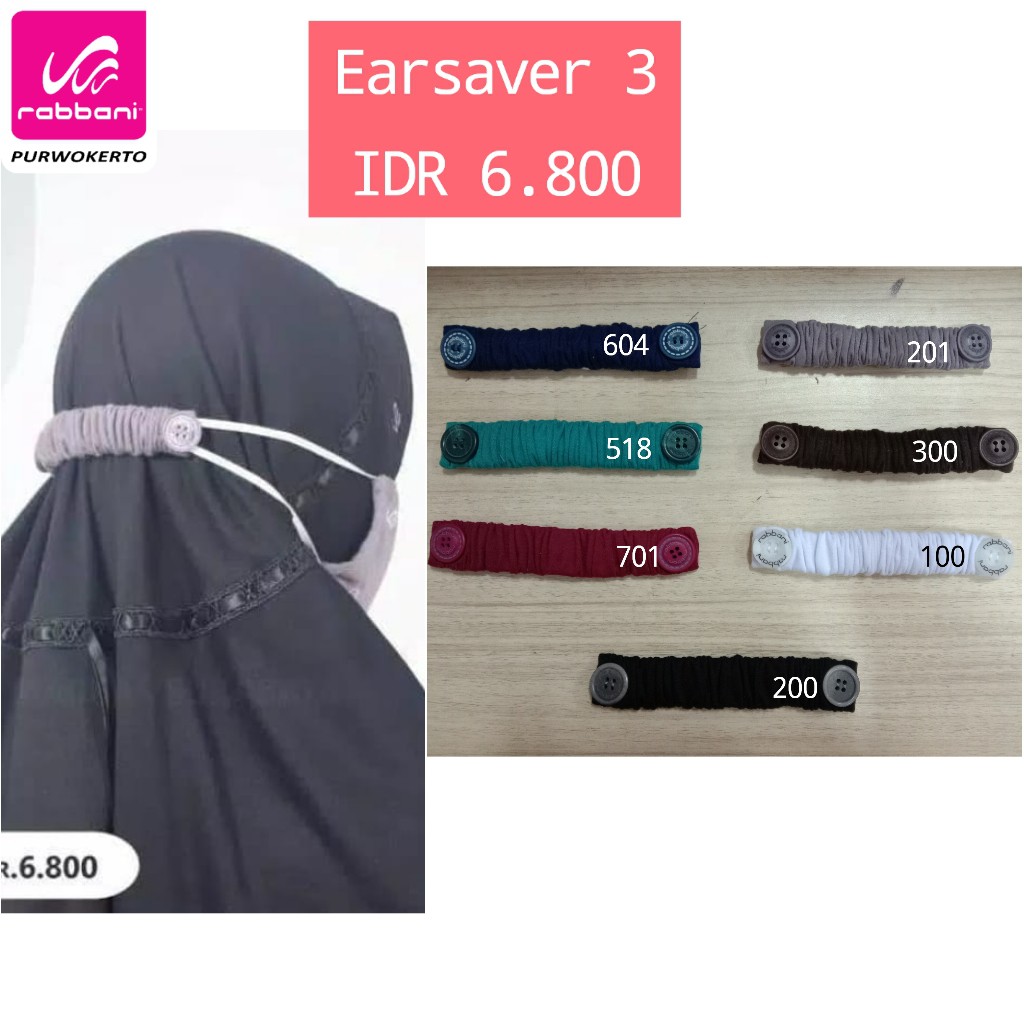 EARSAVER 3 RABBANI - PENGAIT MASKER RABBANI