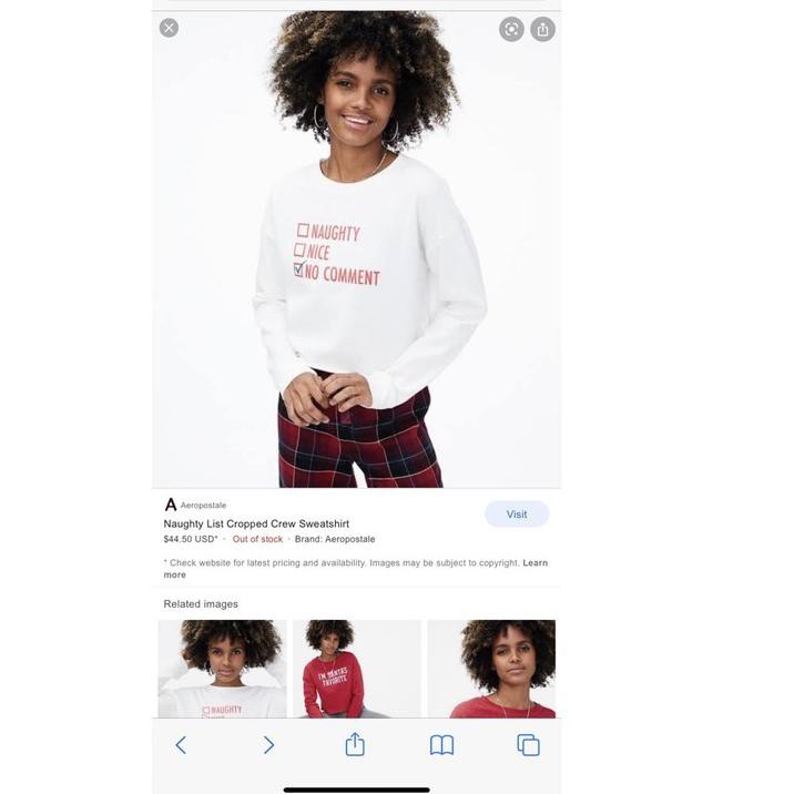 ♩ AEROPOSTALE crop sweater ➶