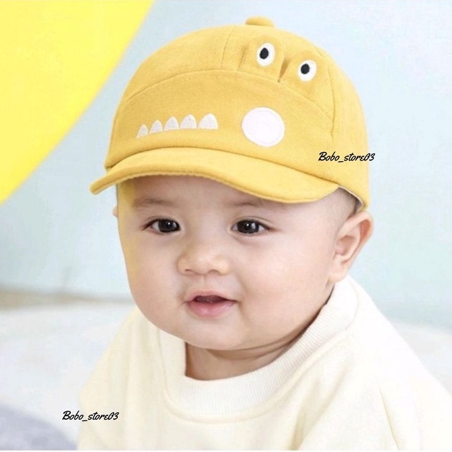 topi anak bayi laki laki perempuan lucu karakter crocodile premium