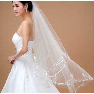 Kode SR11 Kerudung pengantin Bridal Veils for wedding dress import