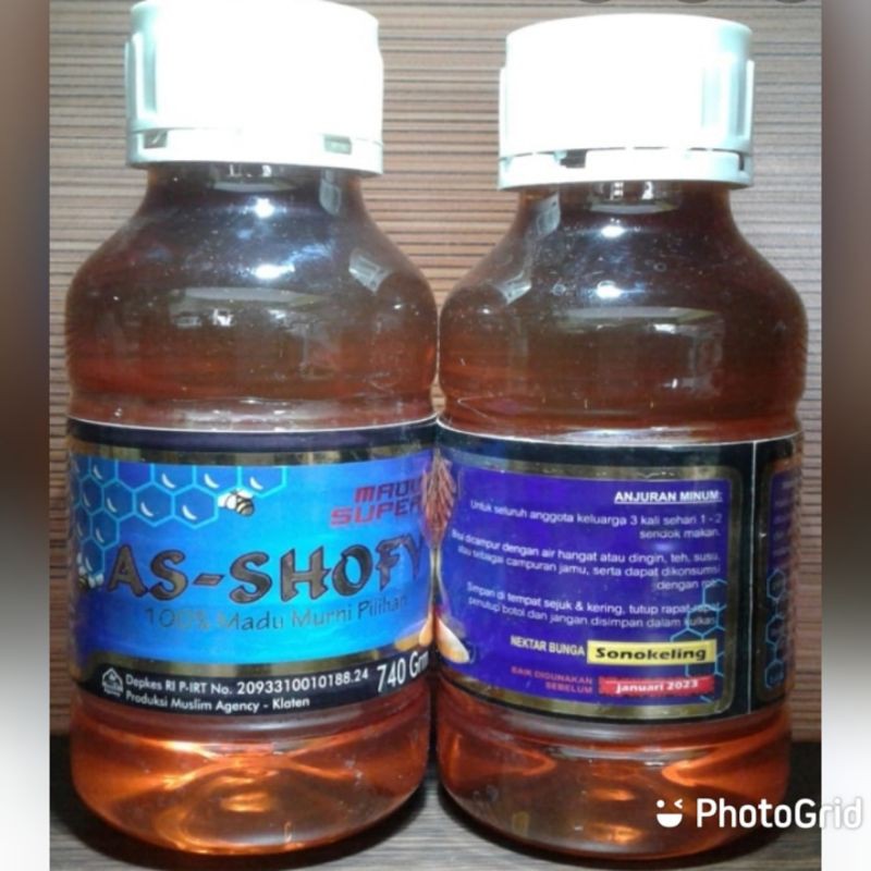 

Madu Asli Murni AS-SHOFY 740 gram