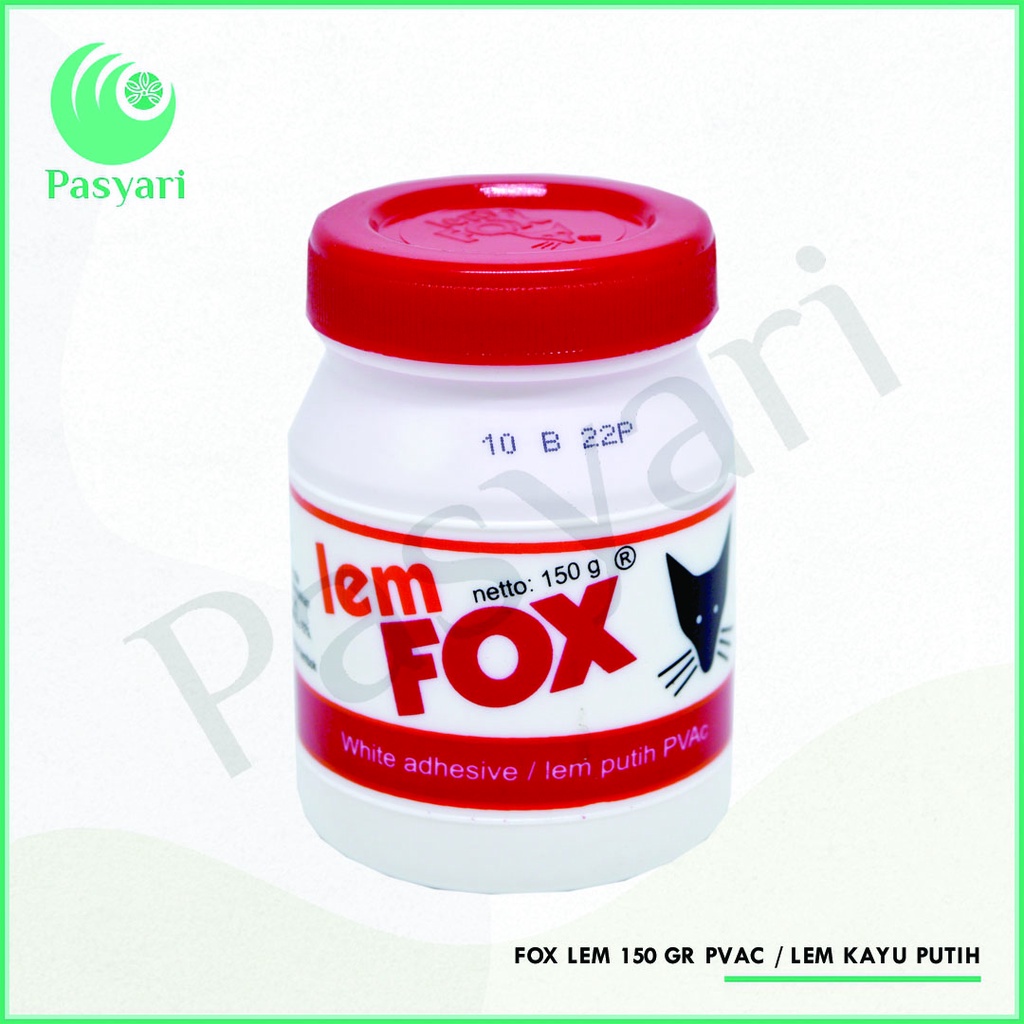 

Fox Lem 150 Gr Pvac Lem Kayu Putih