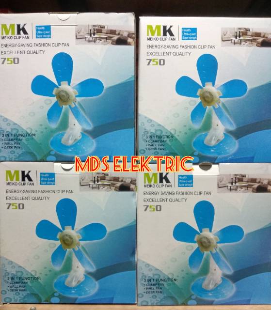Kipas Angin Jepit 3 in 1 Clip fan meiko 20 Watt