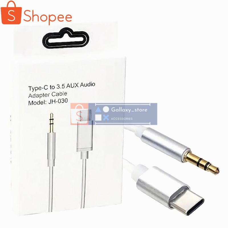 KABEL AUX JH-030 3.5MM TYPE C to AUX KABEL AUDIO