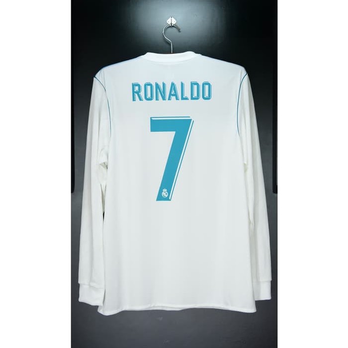Real Madrid 2017-18 Home LS. USED. LaRGE. Original jersey. B31106