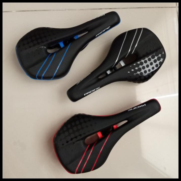 Sadel / Jok Mtb Fixie Roadbike Slim Pacific Xtr - Biru