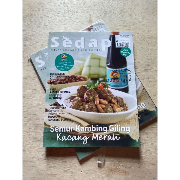 Original Majalah Masakan SEMUR KAMBING GILING KACANG MERAH