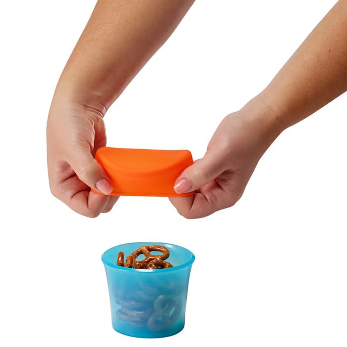 Boon Snug Universal Silicone Snack Lid with Cup