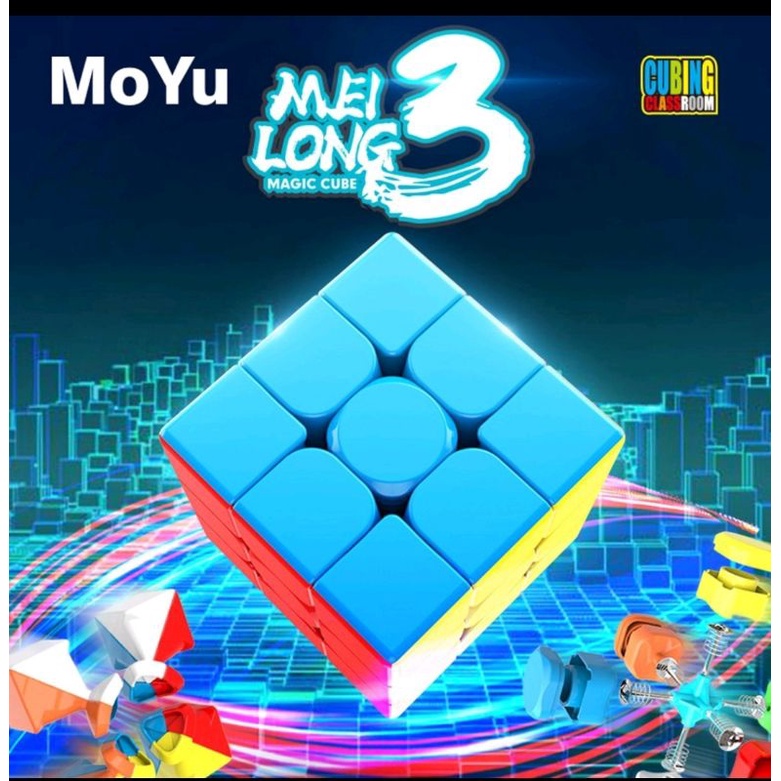 [COD] PROMO!!! Rubik MoYu MeiLong 3x3x3 Magic Cube Stickerless| Magic Cube 3x3 Speed Cube 3x3| Rubik Murah 3x3