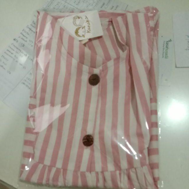 Batik Anak Kanaka Widuri Stripe Dusty Pink