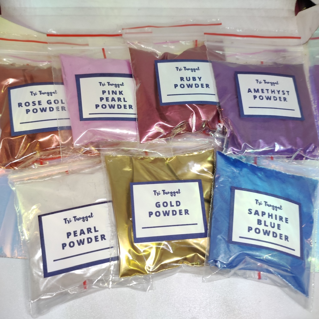 

SERBUK METALLIC PREMIUM 3 GR 3gr Glitter Mica Powder Mengkilap Perak Metalik Cosmetic Grade Powder Emas Sablon Resin Mica Merah Ruby Bubuk Chrome Diy Kerajinan Kesenian Art Prakarya Art Seni Perlengkapan Craft Crafting Metallic Cat Warna Colour Malang