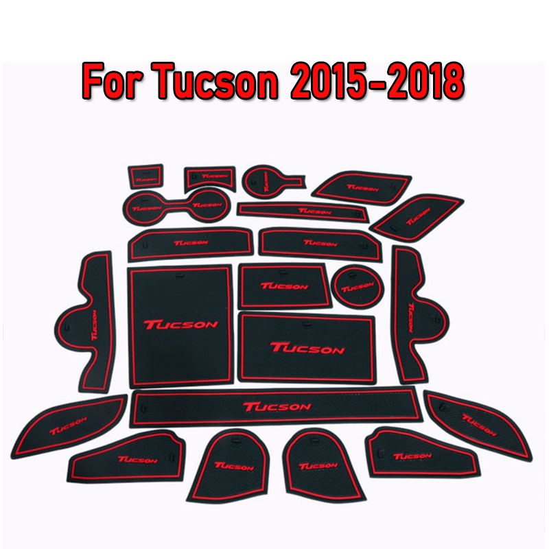 1 Set Pad Karet Anti Slip Untuk Hyundai Tucson 2021 2020 2019 2018 2017 2016 2015