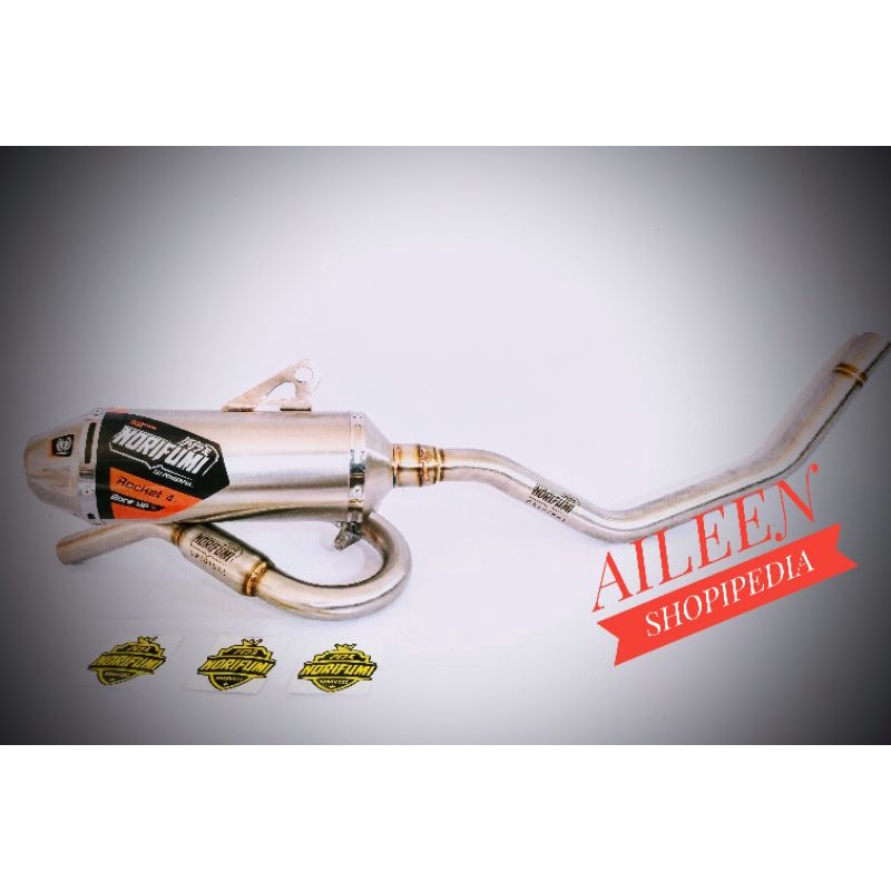 Knalpot Norifumi Roket 4 Bore Up KLX D-TRACKER 150BFSE CRF 150L WR155 KHUSUS MESIN BOREUP