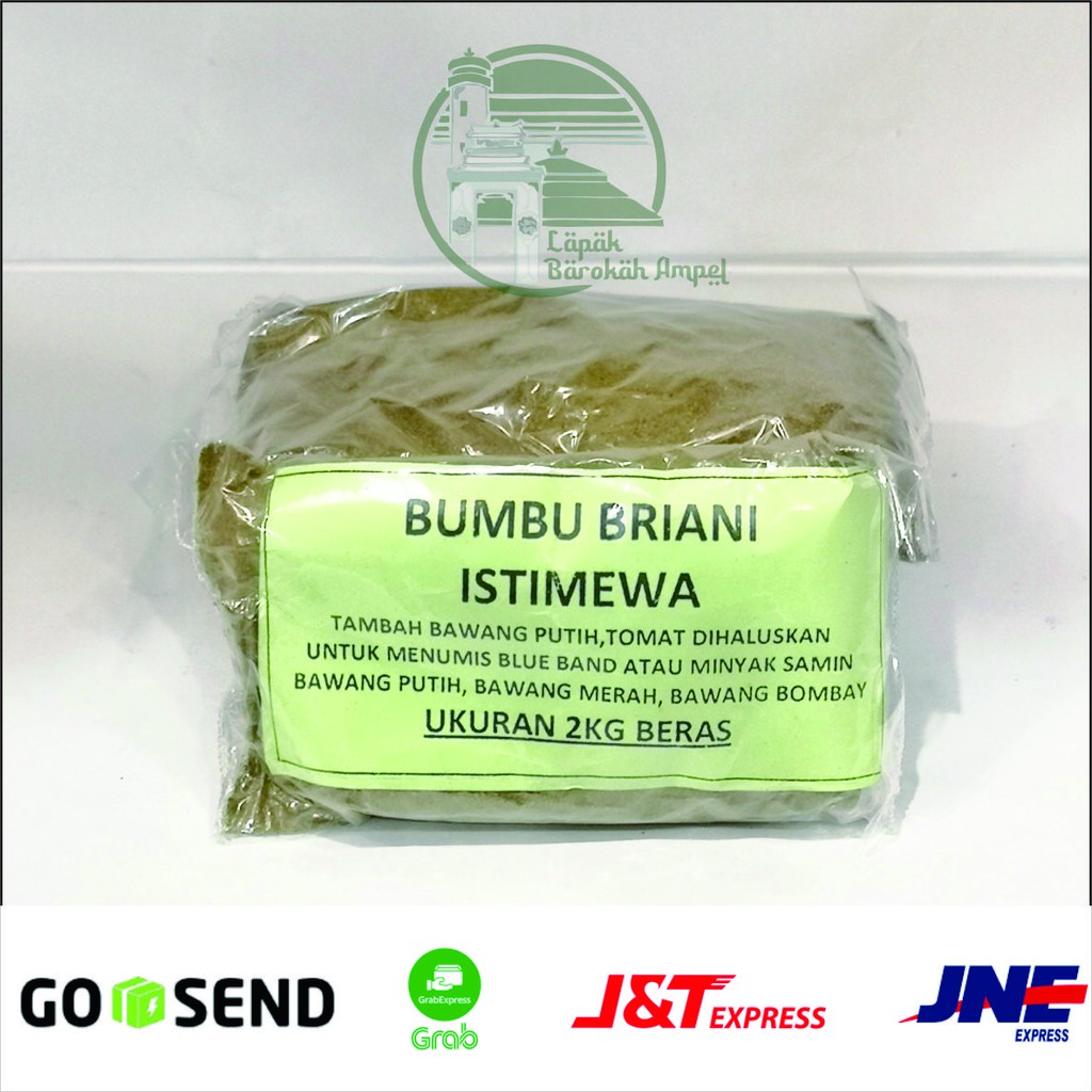 

BUMBU BRIYANI ISTIMEWA Bumbu Nasi Briani Instant 50 Gram Masakan Khas Timur Tengah Arabia Beras 2 Kg