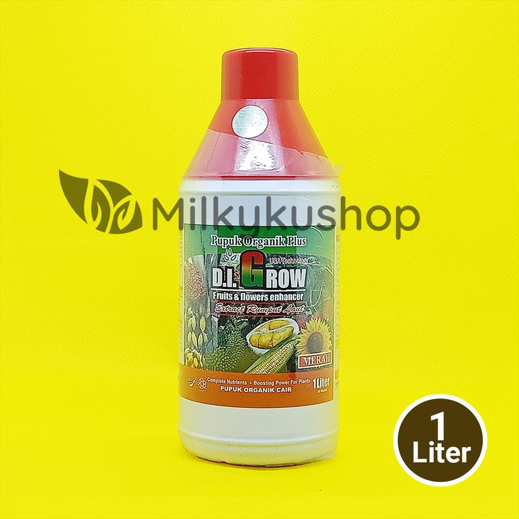 PUPUK ORGANIK PLUS DI GROW MERAH 1 LITER CAIR DIGROW