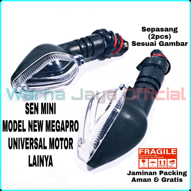 Lampu Sen Sein Mini Kecil Universal Motor Verza Megapro Tiger Revo Scorpio RX King Z Byson Variasi A