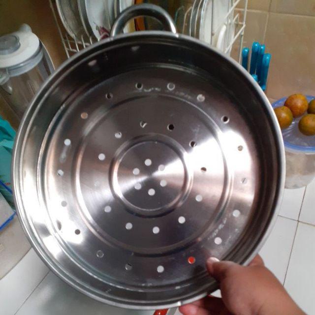 Panci Kukus Susun 2 Stainless 28 Cm / Dandang Steamer