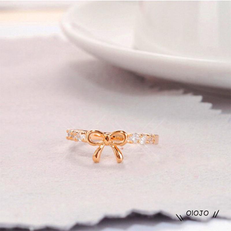 【COD】Cincin Desain Pita Hias Berlian Gaya Simple Untuk Wanita