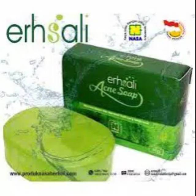 sabun untuk jerawat bruntusan Erhsali Anti Acne Shoap Original Nasa /Wajah
