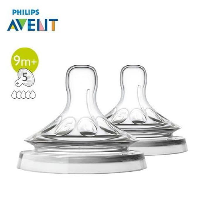 Makassar ! Philips Avent Natural Feeding Nipple / Teat  ( ISI 2 PCS )