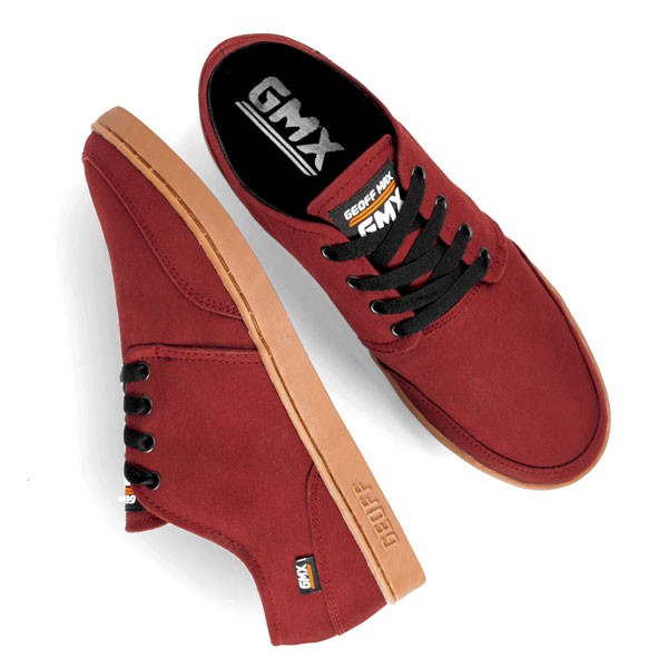 Sepatu GMX Geoff Max Authentic Maroon Gum