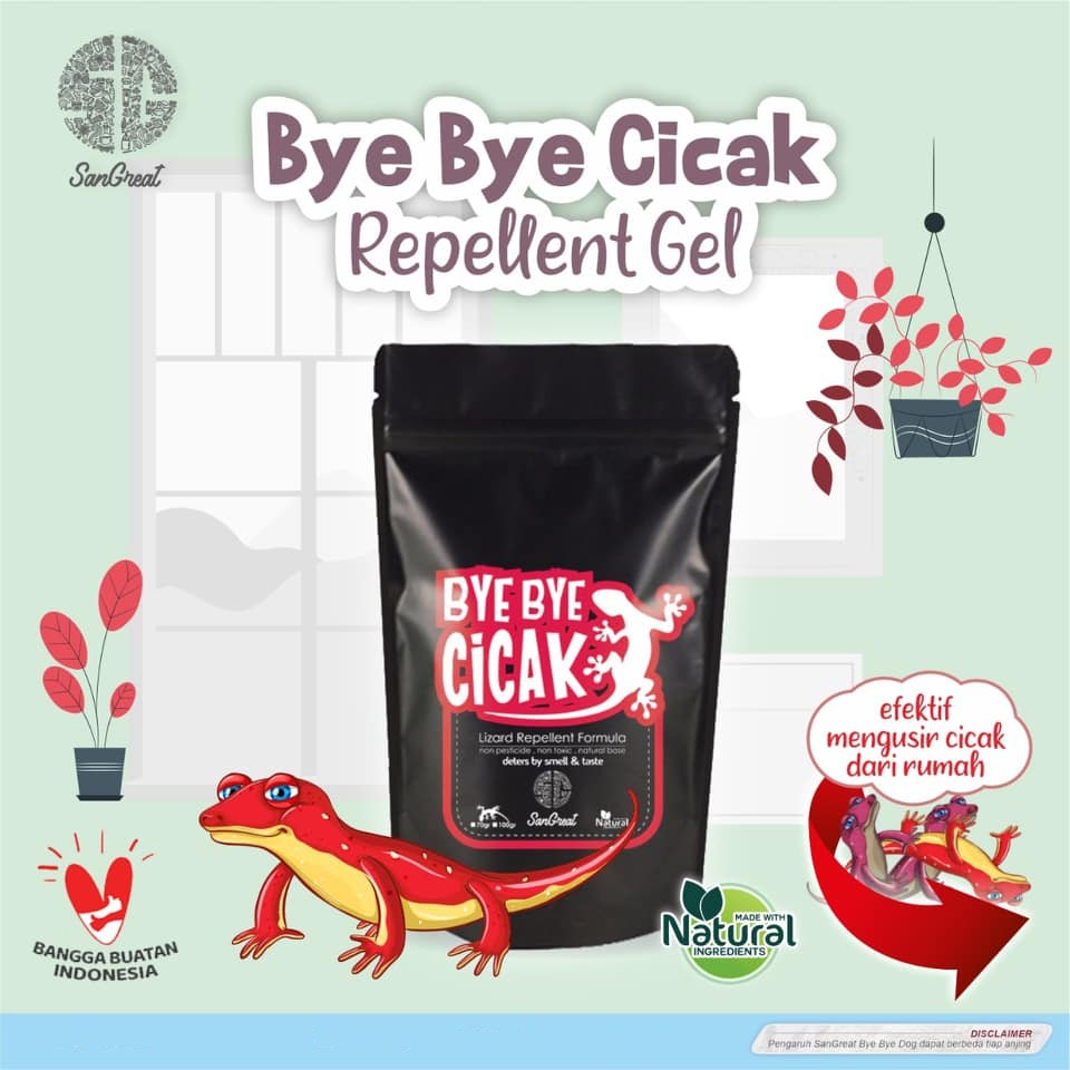 BBCICAK Gel 70 gram - Pengusir CICAK Alami Ampuh Tidak Beracun