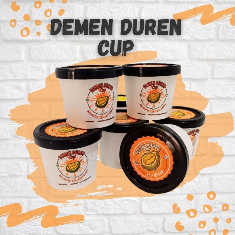 

Durian Cup Premium +-100gr bergaransi